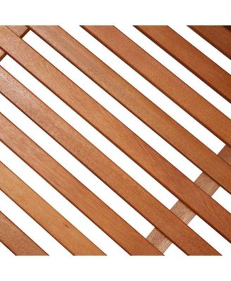 Storage Box Natural Eucalyptus Solid Eucalyptus Wood