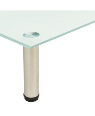 TV Stand Transparent Tempered glass, Stainless steel Medium