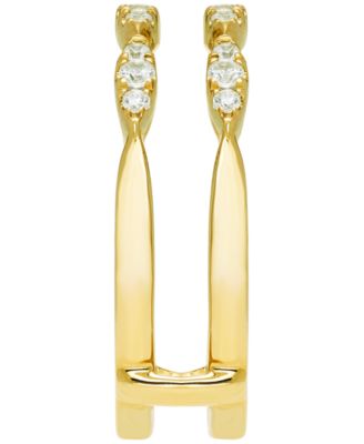 Diamond Guard Ring (1/4 ct. t.w.) in 14k Yellow Gold