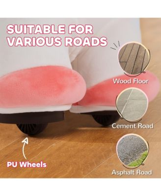 6V Kids Electric Ride on Unicorn w/ Music Forward,