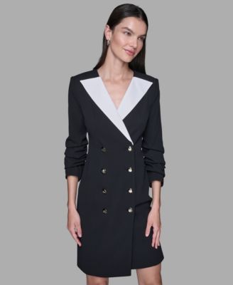 Women's Double-Breasted Blazer Dress