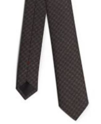 Hugo Boss Men's All-Over Print Slim Tie