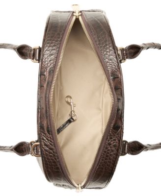 Angie Alden Road Leather Medium Satchel Bag