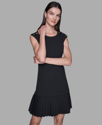 Women's Scuba Crepe A-Line Dress
