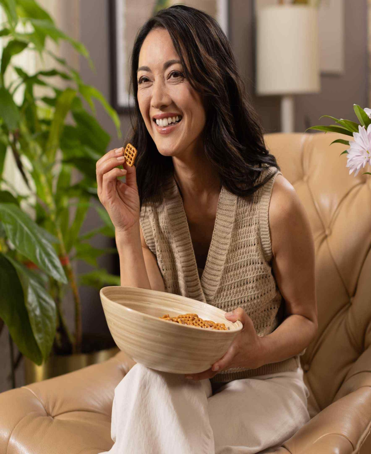 Joyce Chen Lexa Collection 3-pc. Serving Bowl Set In Brown