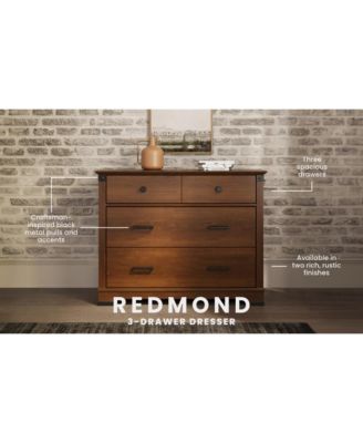 Redmond 3 Drawer Dresser