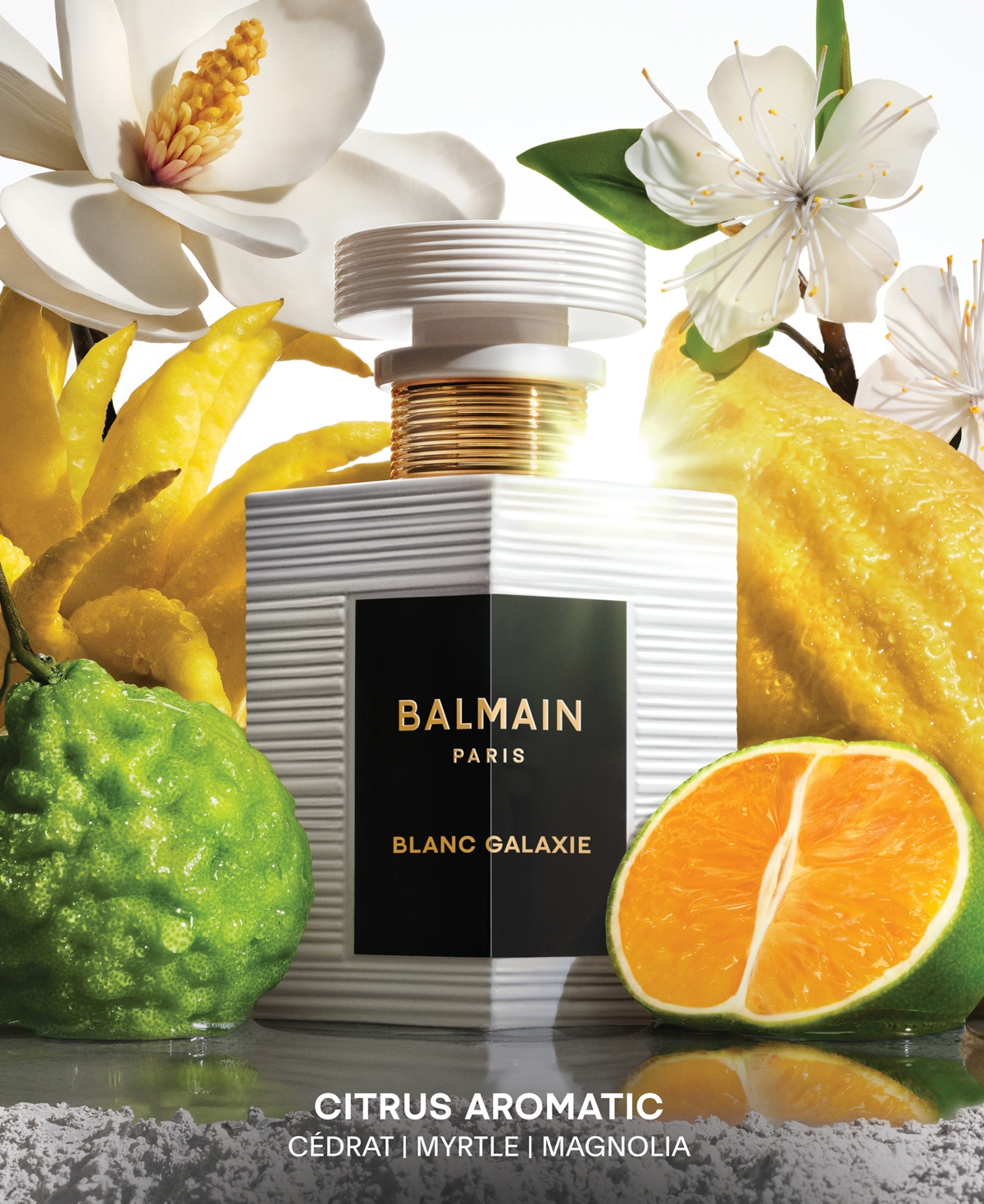 Balmain Blanc Galaxie Eau De Parfum Refill, 5 Oz. In Transparent