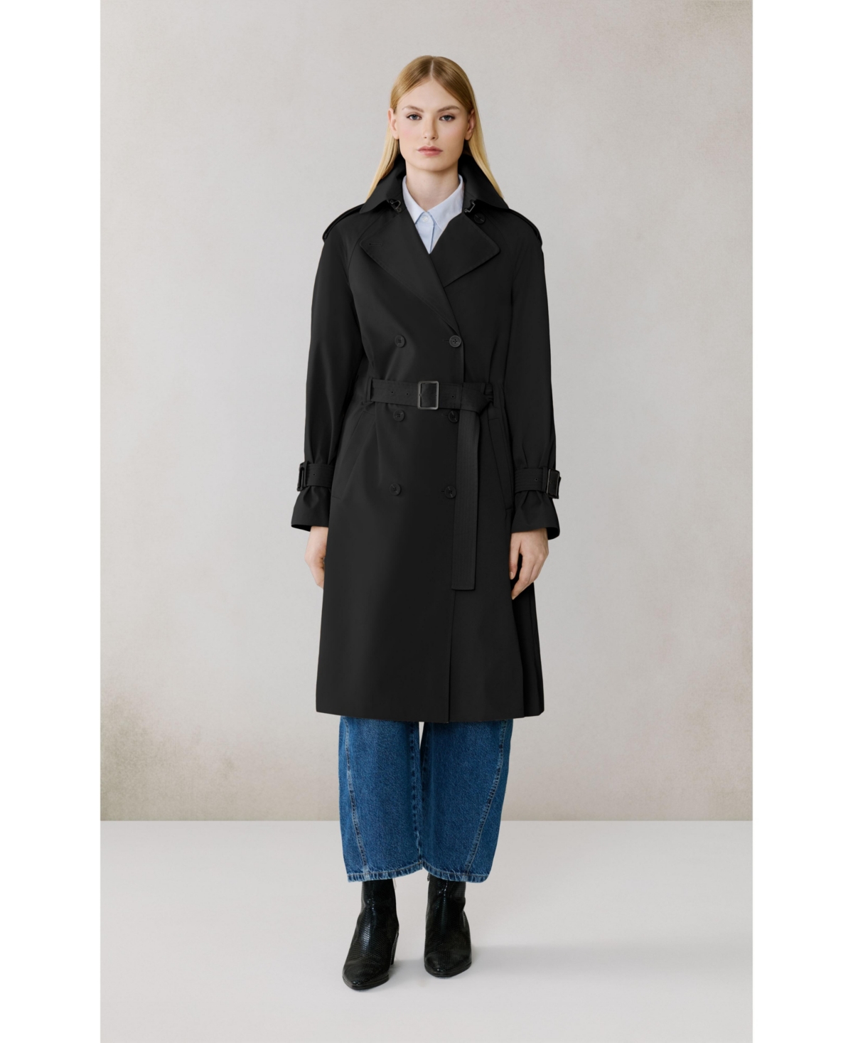 Soia & Kyo Women's Becky-l Long Trench Coat