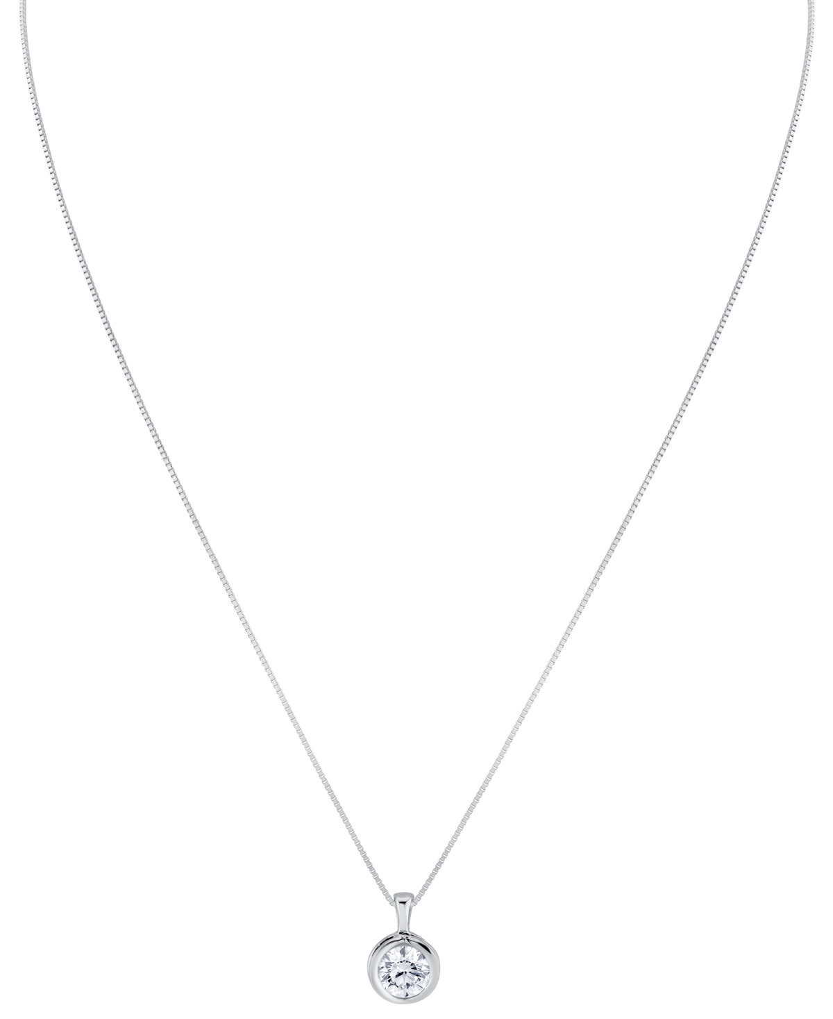 Sirena Lab Grown Diamond Energy Pendant Necklace (1 Ct. T.w.) In 14k Yellow Gold (also In 14 White Gold) In Metallic