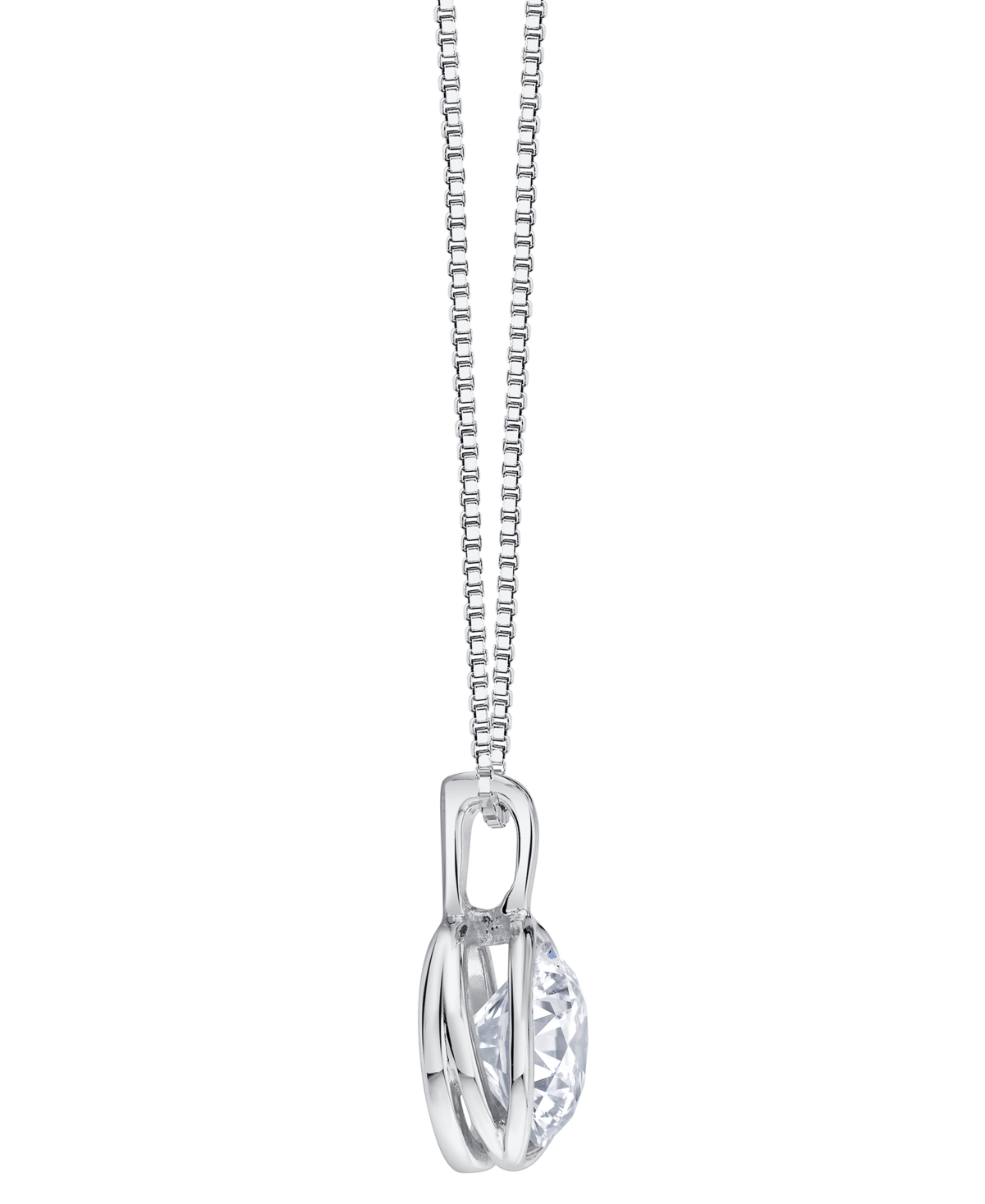 Sirena Lab Grown Energy Diamond Pendant Necklace (2 Ct. T.w.) In 14k White Gold (also In 14k Yellow Gold) In Silver