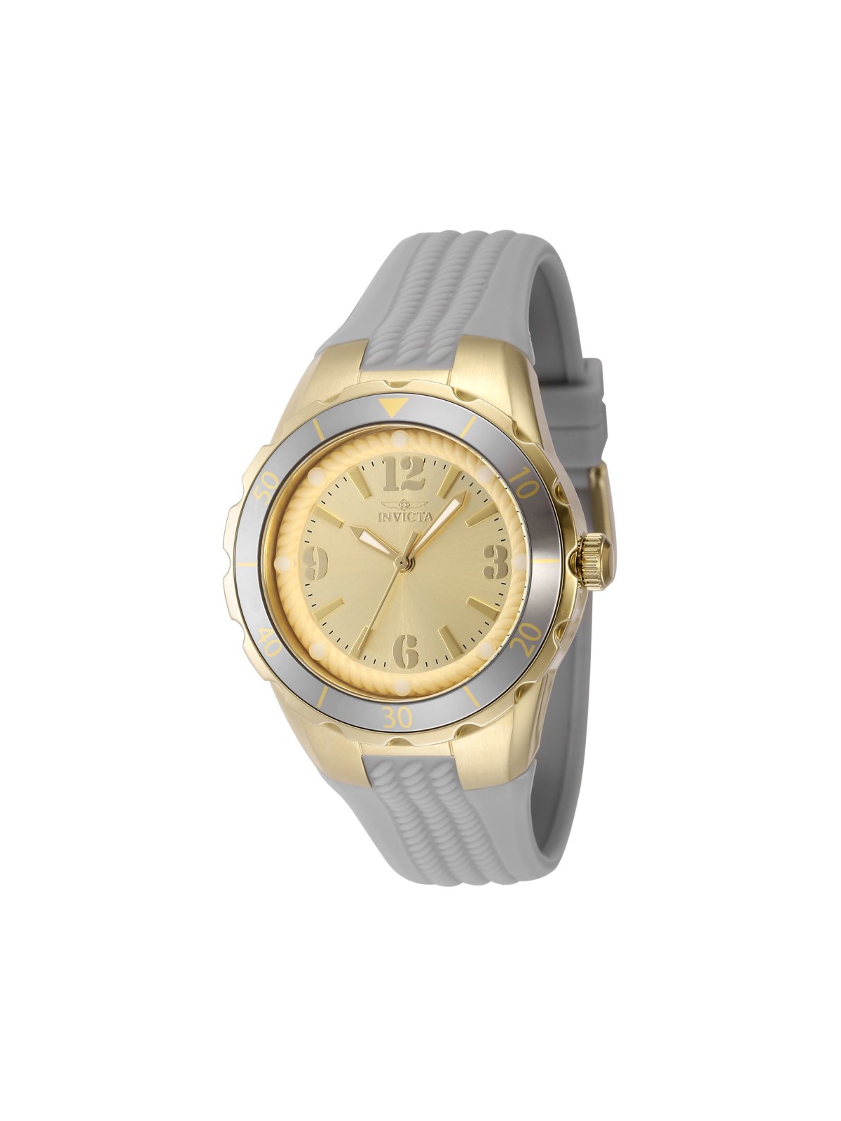 Invicta Women's 48850 Angel Quartz 3 Hand Gold Dial Watch