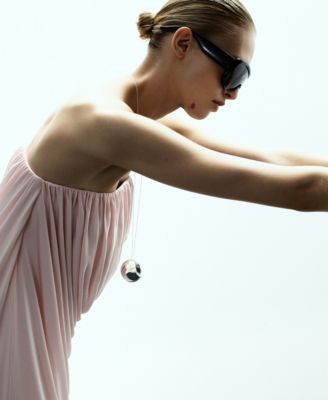 Women's Metallic Pendant Necklace