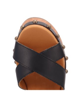 Women's Lotus Wooden Sandal