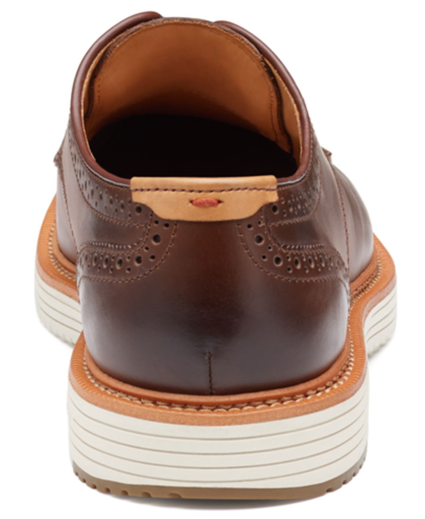 Мужские туфли Johnston & Murphy Lace-Up Leather Oxford, цвет: Тёмно-синий — фото 7