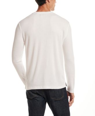 Men's Long-Sleeve Henley Neck T-Shirt
