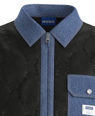 Men's Collared Overshirt Jacket