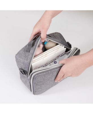 Portable Diaper Bag with Changing Pad, Waterproof Travel Baby Bag