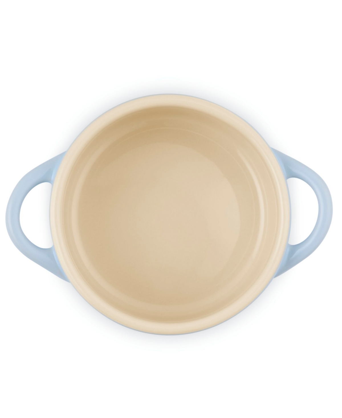 Le Creuset Stoneware Holly Collection 8 Oz. Mini Cocotte In Blue