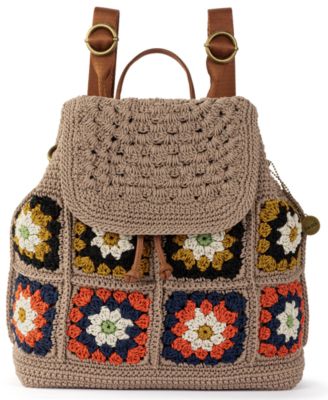 Women's Sayulita Crochet Large Backpack