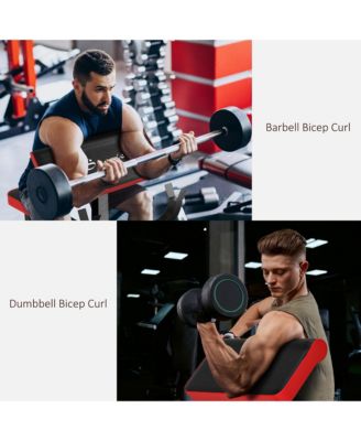 Preacher Curl Bench, Adjustable Preacher Bench for Home Gym,