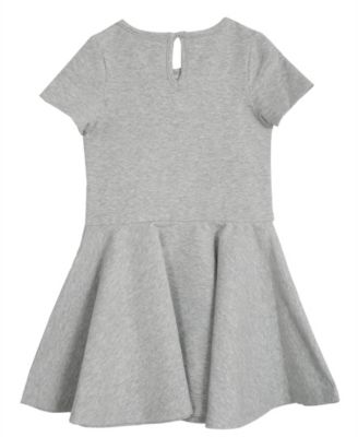 Girls' 4T-6X Sequin Skater Dress with Handbag