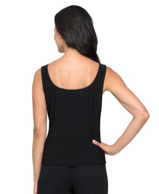 Petite Embroidered 3/4-Sleeve Jacket & Tank Set