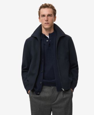MANGO - Men's Zip Textured Jacket