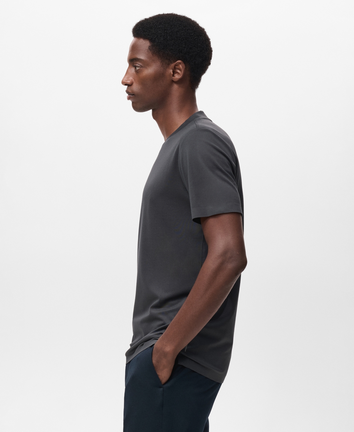 Mango Men's Coolmax Slim Fit T-shirt In Gray