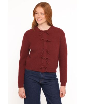 Women's Wilde Bow Front Cardigan Sweaters