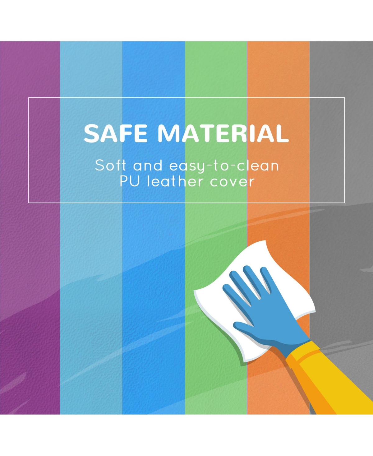 Soozier 12 Piece Soft Play Blocks Soft Foam Toy for Toddler, Contemporary