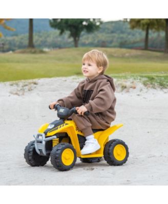 6V Kids Ride on ATV CAT-Licensed with Horn Sound for 18-36 Months Old