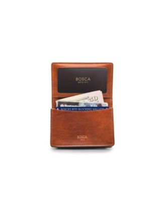 Men's Dolce Full Gusset 2 Pocket Card Case With ID, Amber