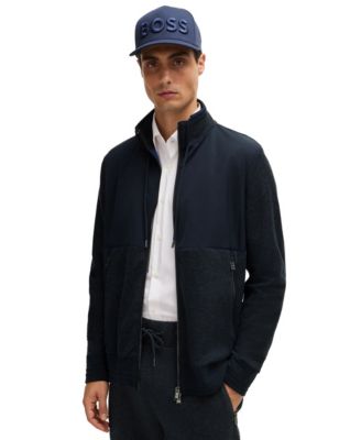 Hugo Boss - Men's Regular-Fit Zipped Sweatshirt