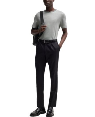 Men's Structured Cotton Regular-Fit T-Shirt