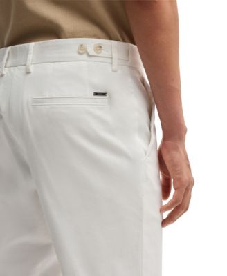 Men's Washable Stretch Cotton Slim-Fit Trousers