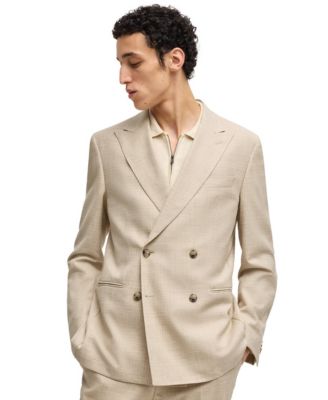 Men's Patterned Tweed Two-Piece Suit