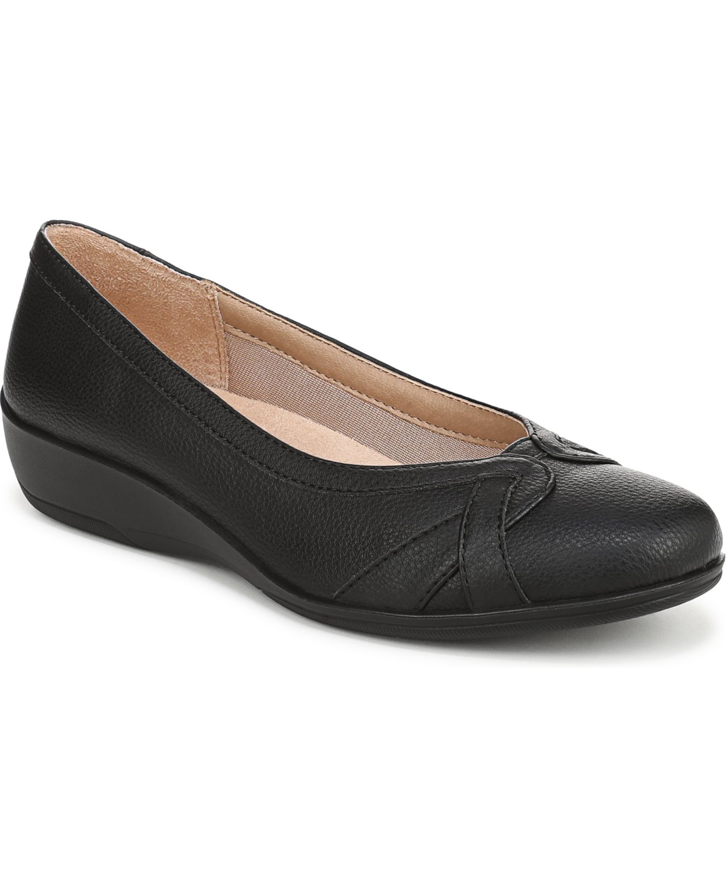 Женские туфли LifeStride Infinite Loafer/Moc Flats, цвет: Чёрный — фото 1