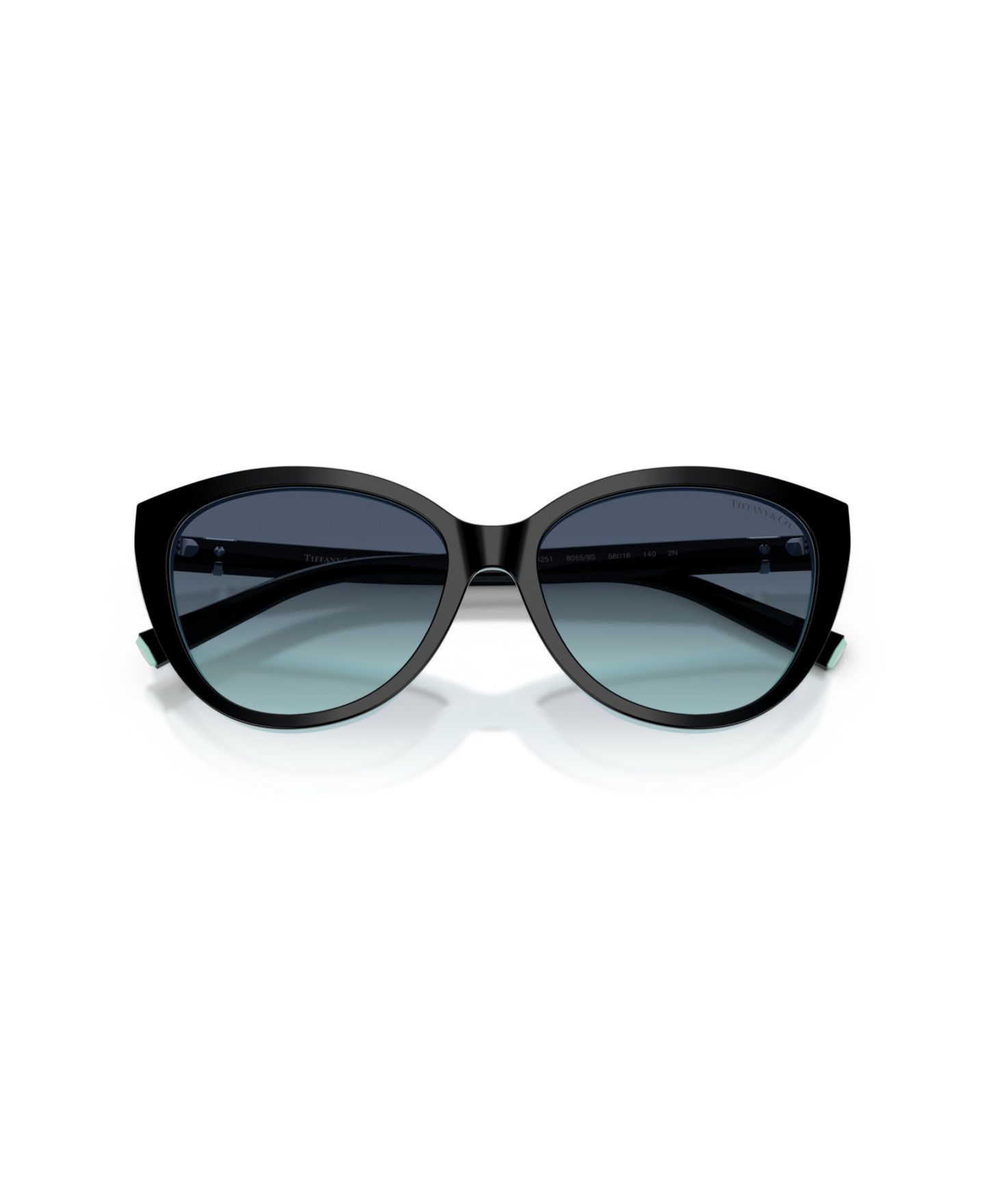 Женские солнцезащитные очки Tiffany & Co. Cat Eye Sunglasses, TF4251, цвет: Синий — фото 2