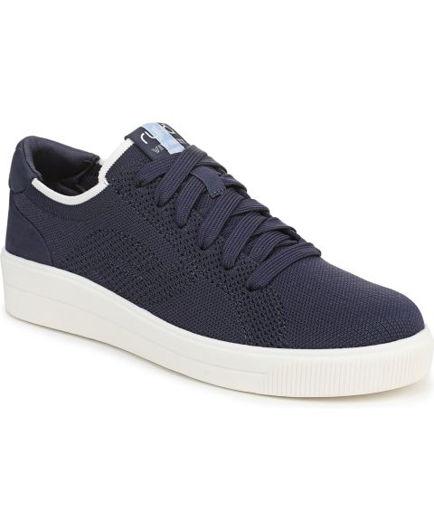 Женские кроссовки Ryka Viv Next Knit Court Inspired Lace Up, цвет: Синий вязаный