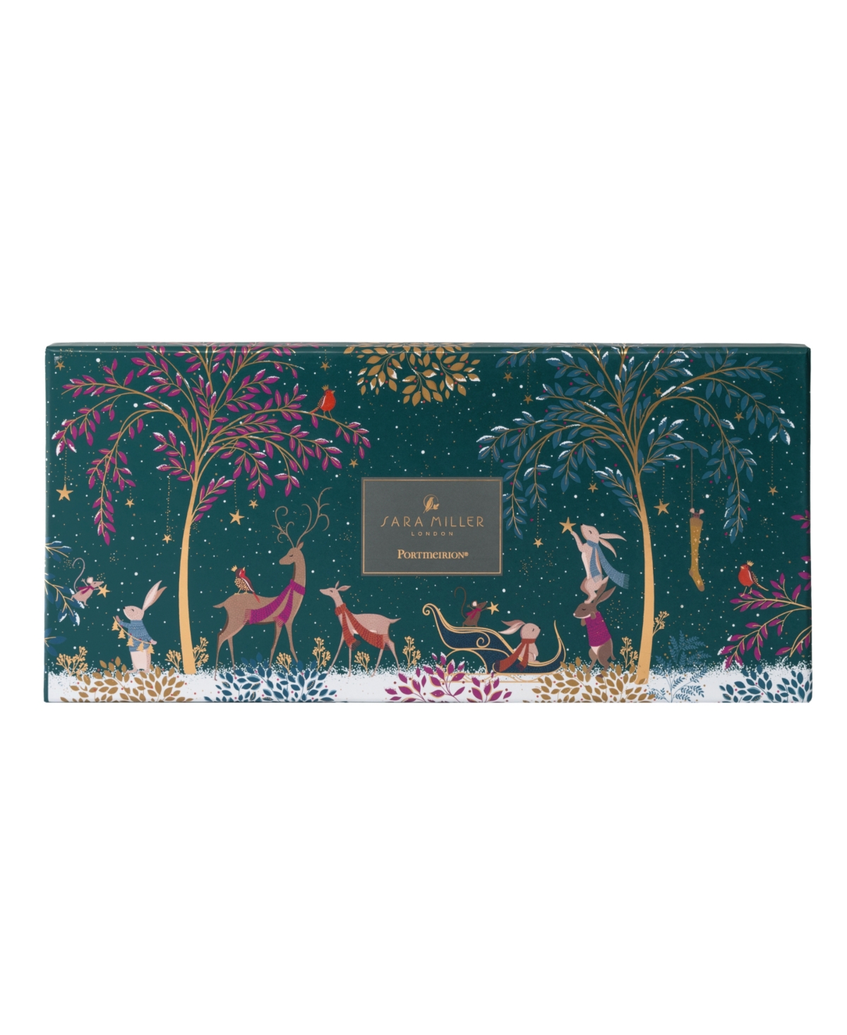 Portmeirion Sara Miller Woodland Tales Deer Robin Sandwich Tray