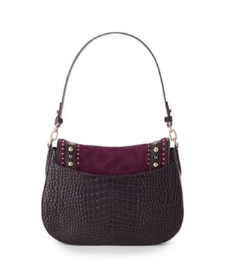 Kristin Small Suede Shoulder Bag 