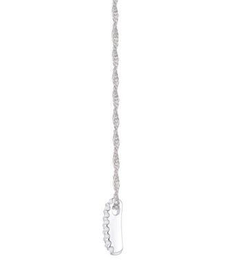 Diamond Pendant Necklace (1/4 ct. t.w.) in Sterling Silver