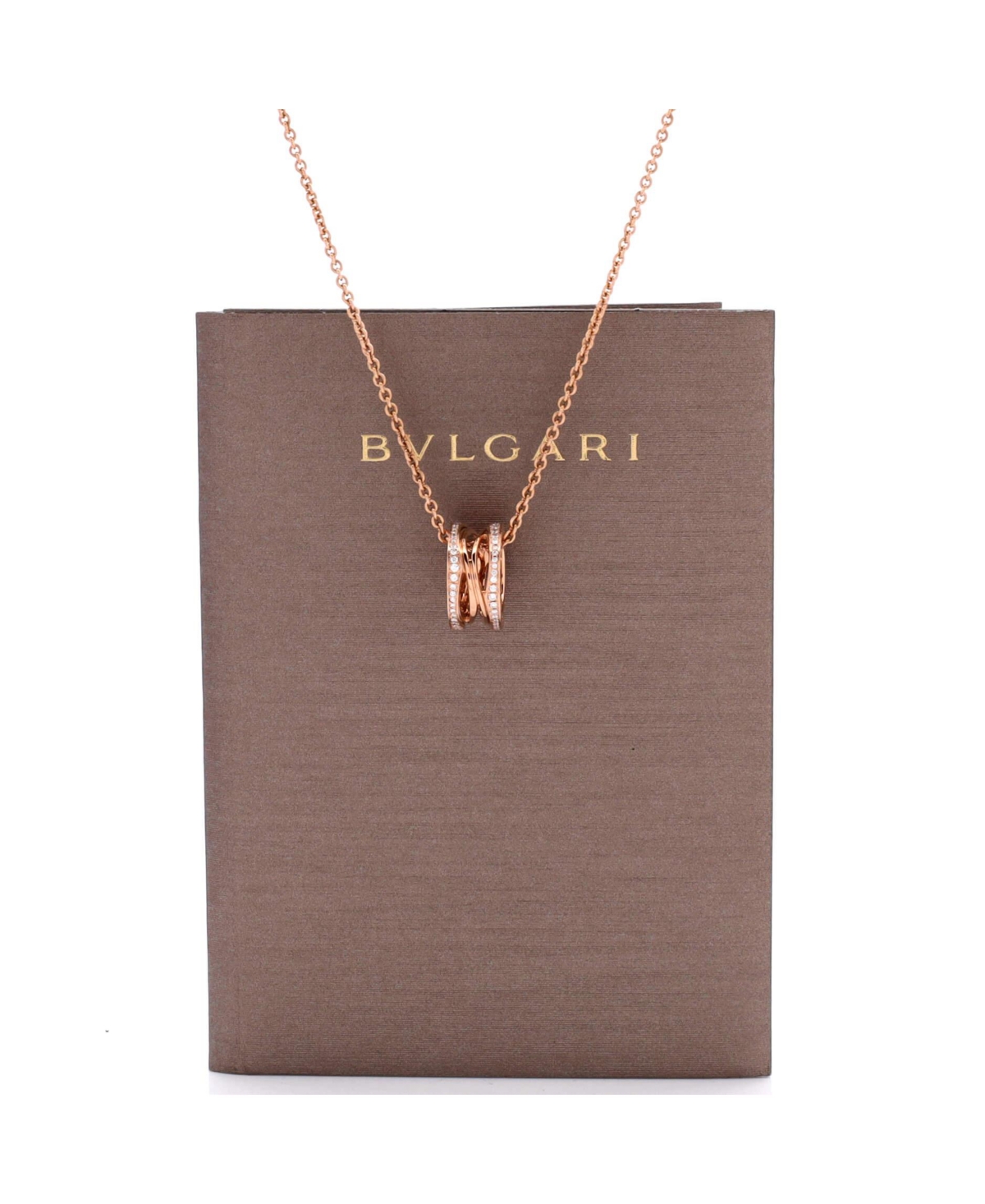 Pre-Owned Bvlgari B.Zero1 Open Design Legend Zaha Hadid Pendant Necklace