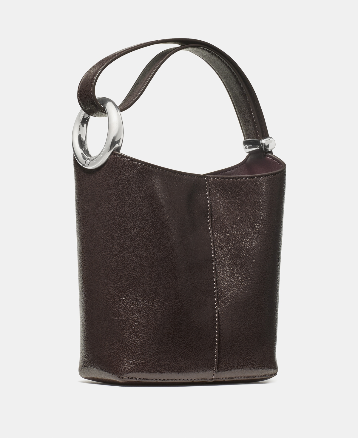 kate spade new york Halo Glazed Leather Mini Bucket Bag