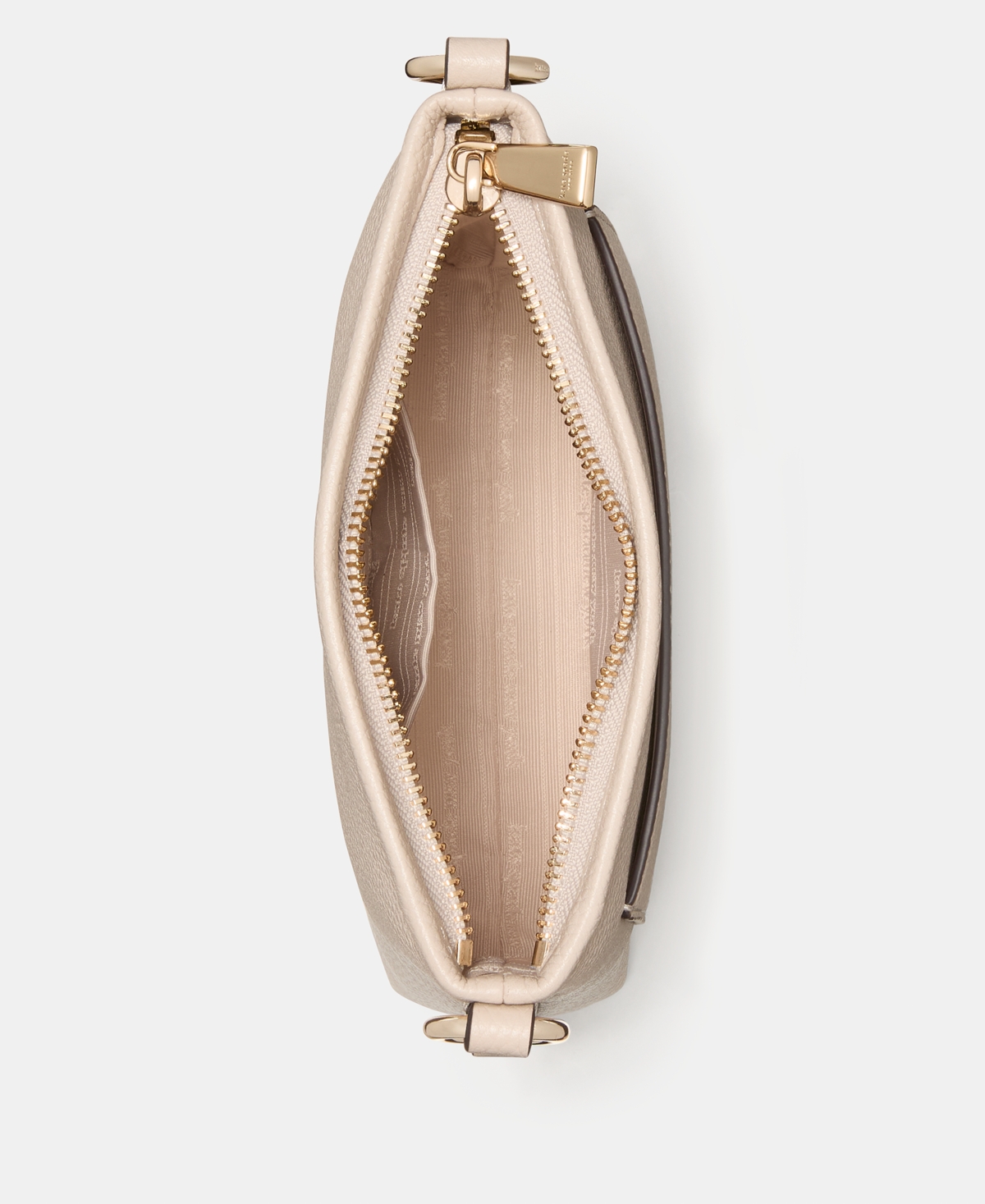 Kate Spade Ava Pebbled Leather Mini Crossbody Bag In Metallic