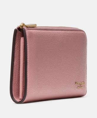 kate spade new york - Devin Pebbled Leather Small Slim Bifold Wallet