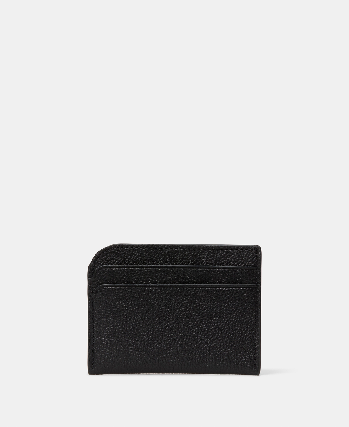 Kate Spade Devin Pebbled Leather Card Holder In Black