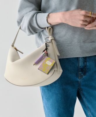 Smooth Leather Composition Book Bag Charms