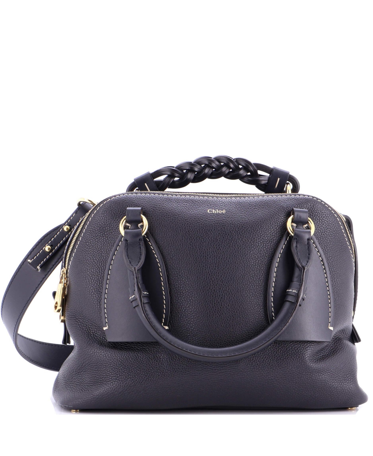 Pre-Owned Chloe Medium Daria Bag Leather