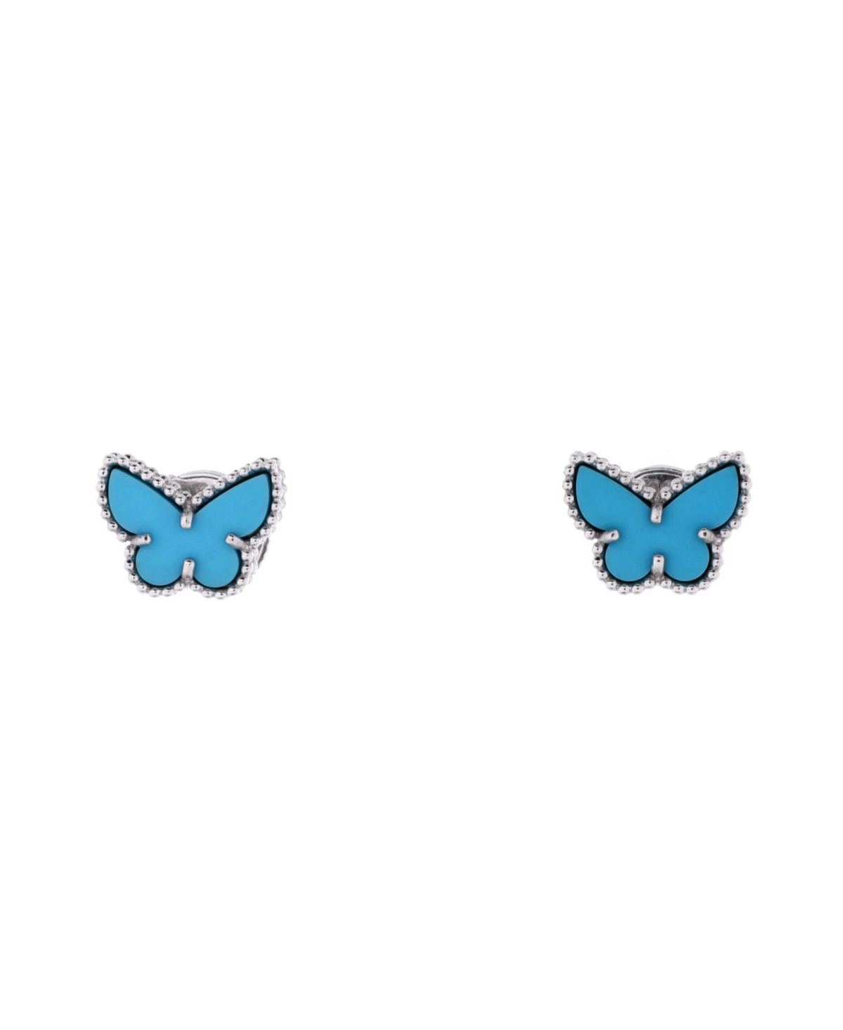 Pre-Owned Van Cleef & Arpels Sweet Alhambra Butterfly Stud Earrings